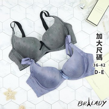 波蕾妮｜幸運邱比特 36-42大尺碼 D E無痕薄杯內衣【M135】大罩杯 機能 F罩杯 包覆 12