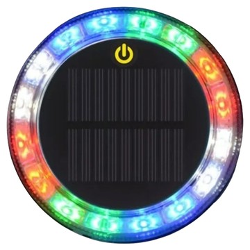 EDSDS 太陽能爆閃警示燈- EDS-G831  彩色  1個  10.5 x 2.5cm