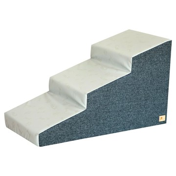 Theplae 踏踏防滑寵物狗樓梯  中號(40x70x38cm)  1個  灰色