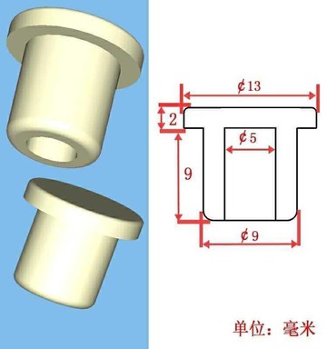 耐高溫硅橡膠堵孔塞 螺絲孔硅膠堵頭硅膠悶頭T型膠塞9 10 11 12mm