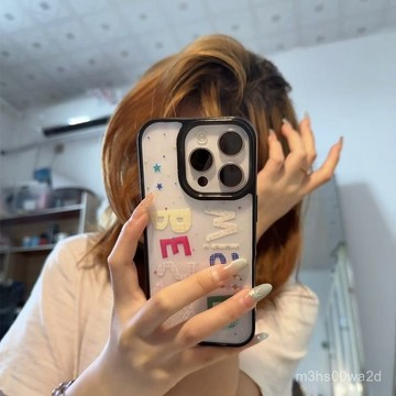 卡通潮牌塗鴉英文 防摔 適用蘋果iphone 78p xr i11 i12 13 14 15 16 pro max手機殼