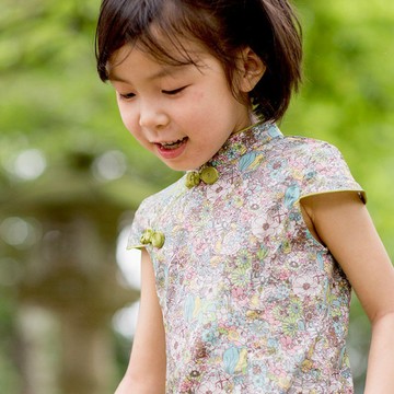 兒童旗袍 古風 四季款 踏碎花香