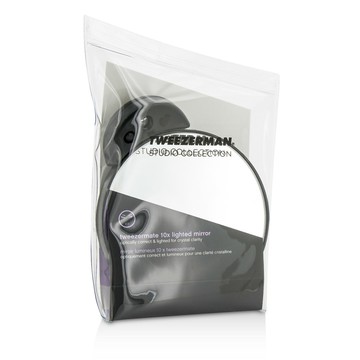 微之魅 Tweezerman - 10倍放大鏡 Tweezermate 10X Lighted Mirror (工作室系列)