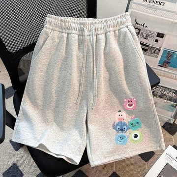 【董小姐】夏季新款潮流 工作短褲寬鬆舒適透氣休閒短褲休閒褲 運動短褲女顯瘦短褲褲子女生女生短褲