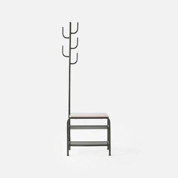 多功能穿鞋椅衣帽架