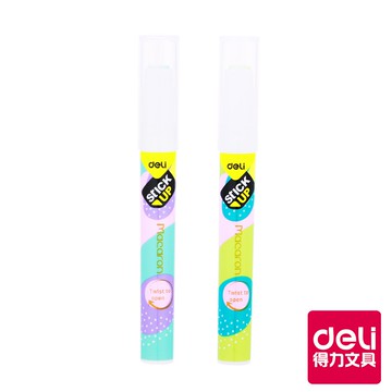 【Deli得力】 馬卡龍細口紅膠 2.2g-混色出貨(A23810) 台灣發貨|得力旗艦店