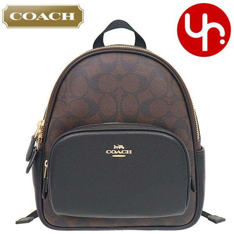 コーチ COACH バッグ リュック FC8604 C8604 ブラウン×ブラック