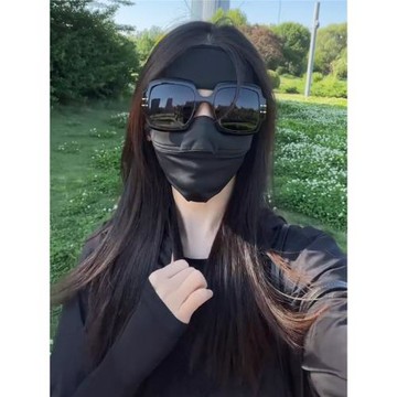 ZGP全臉基尼防油煙冰絲女面罩