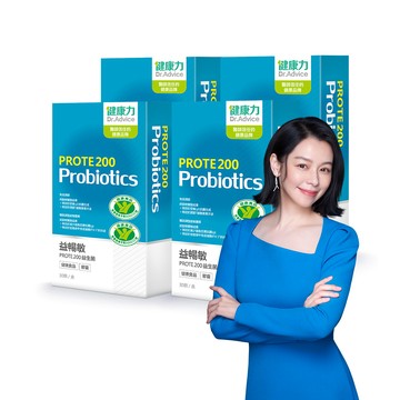 Dr.Advice 益暢敏PROTE200益生菌30顆x4盒加贈B群60錠