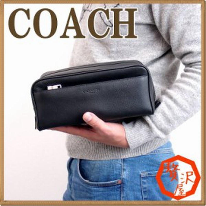 コーチ バッグ メンズ セカンドバッグ Coach クラッチバッグ セカンドポーチ レザー ブランド blk 通販 Lineポイント最大1 0 Get Lineショッピング