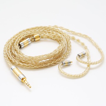 極致 8股銀箔鍍金箔絲 耳機升級線 mmcx【M101】全新現貨【川木】