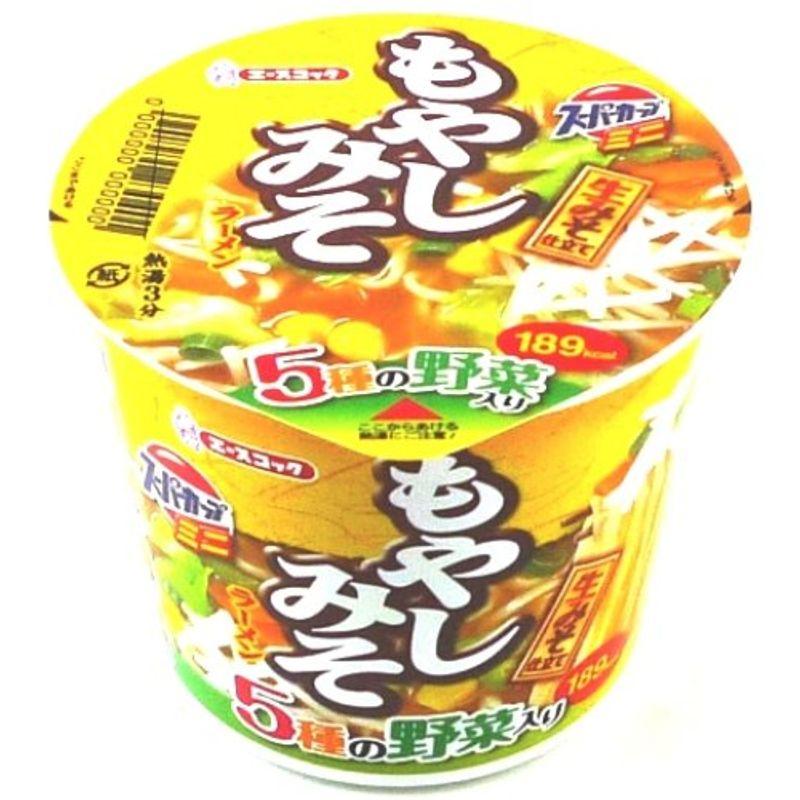 エースコック スーパーカップミニ もやしみそラーメン 51g×12個