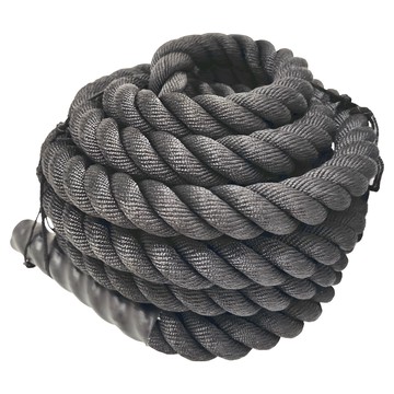 AB Sport 訓練戰繩 滌綸材質  黑色  3.8cm x 9.2m