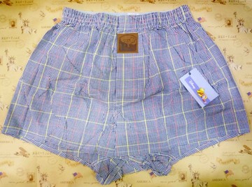 【震撼精品百貨】Winnie the Pooh 小熊維尼~平口褲-維尼細格