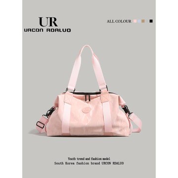 UR短途旅行包女2025夏季新款潮運動健身包大容量輕便手提包行李袋