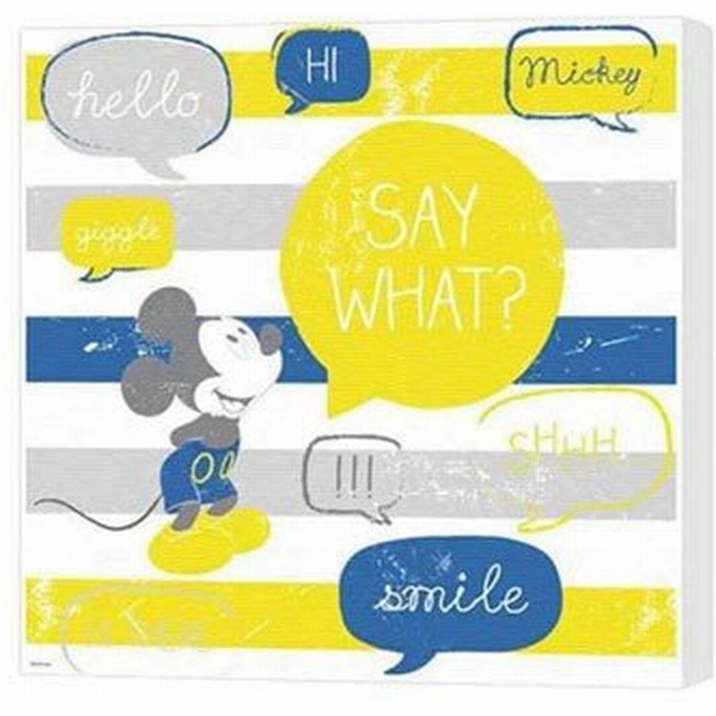 ディズニー キャンバスパネル 50角 ミッキー Say What H Disney スケッチ 絵 通販 Lineポイント最大0 5 Get Lineショッピング