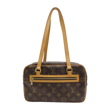 LOUIS VUITTON LV 路易威登 棕色 原花帆布 Cite MM 肩背包 M51182 【二手名牌BRAND OFF】