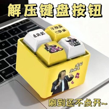 🔥台灣出🔥新款從從容容發光語音發音按鍵 堅哥語音 從從容容游刃有餘按鍵 沒出息 發光鑰匙圈 解壓按鍵