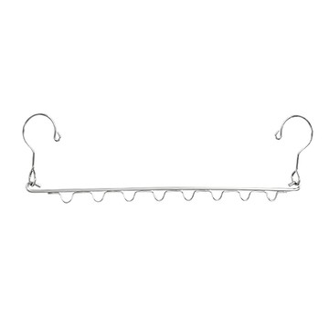 G218不鏽鋼8孔衣架  長54cm  銀色