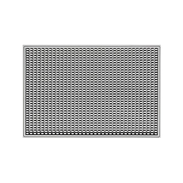 軟膠防滑隔熱瀝水墊 45 x 30 x 1cm 淺灰色  1個