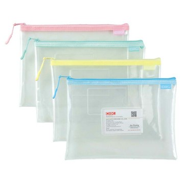 COX 三燕 A5 EVA環保透明 拉鏈袋 顏色隨機 12個 /包 NO.862H【APP滿額下單10%點數(單一帳號最高5000點)】1/31止
