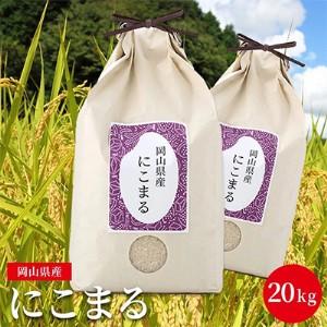 ふるさと納税 にこまる 5kg×4袋 計20kg 精米 3分 5分 7分 分づきが選べる 減農薬栽培 岡山県産 3分づき 岡山県倉敷市