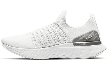 WMNS REACT PHANTOM RUN FLYKNIT 2 TRUE WHITE SILVER
