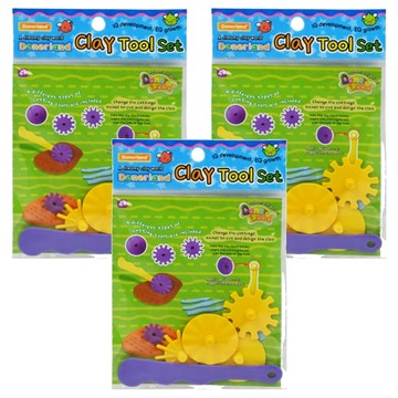 Donerland 黏土滾刀組 多樣造型 安全無毒  20g  3組  滾刀組