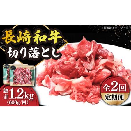 ふるさと納税 長崎和牛 切り落とし 600g (300g×2) 回[DBL022]  長崎 小値賀 牛 牛肉 黒毛和.. 長崎県小値賀町