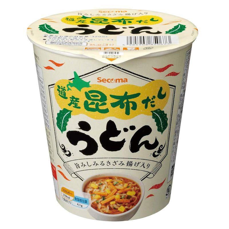 セイコーマート 道産昆布だし うどん 12個入 カップ麺