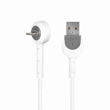 KINYO蘋果手機支架充電傳輸線USB-A17 (兩入裝)