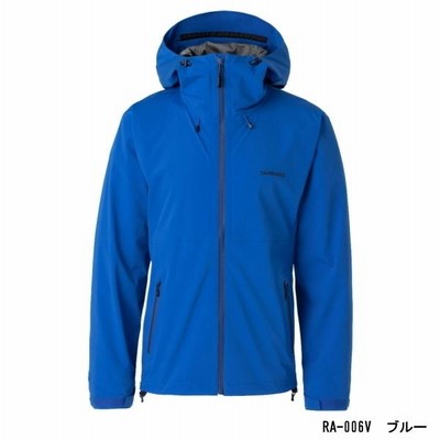 シマノ '22 ストレッチ レインジャケット RA-006V ブルー L 2022春夏モデル [90]