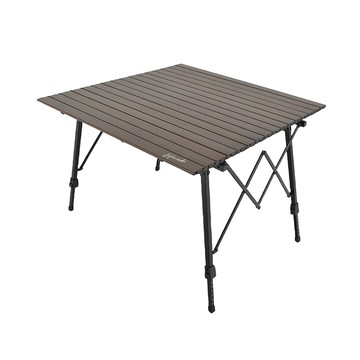 LIFECODE 娛樂王方型鋁合蛋捲桌/折疊桌90x90cm