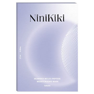 NiniKiki 海藻胜肽功效型保濕面膜 清爽  5入  1盒
