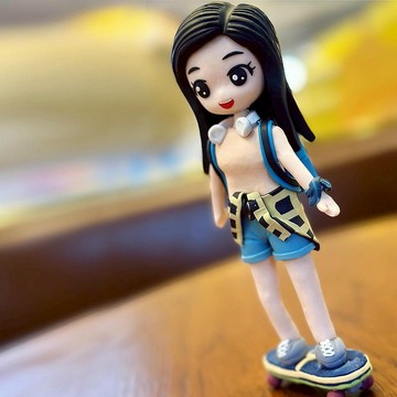 Q版擺設人像 自選高度 合家歡擺設