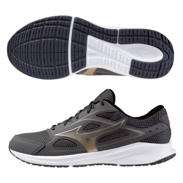 MIZUNO 美津濃 慢跑鞋 男鞋 運動鞋 緩震 一般型 SPARK 黑灰 K1GA240305