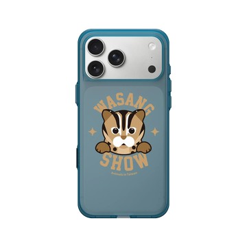 iPhone 17 Pro Max Clear (相機按鈕) 夜幕藍 - 花生騷 WasangShow - 石虎