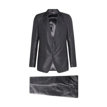 Dolce & Gabbana - Black Silk Blend Suits