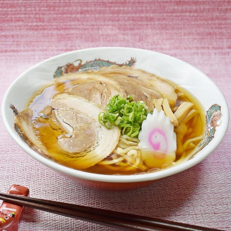 えどや 喜多方らーめん 鶏ガラ醤油味 4食 (麺・スープセット)