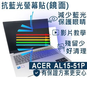 EZstick ACER AL15-51P 適用 防藍光螢幕貼 DIY包膜