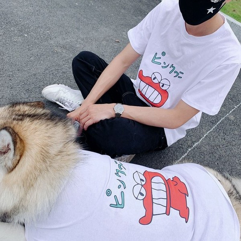 犬とお揃い ペットとお揃いtシャツ 犬 ペアルック 無地 春夏 リゾート 小型犬 中型犬 大型犬 ペットとお揃い 飼い主 犬 服 犬 猫とオーナーお揃い お出かけ 通販 Lineポイント最大0 5 Get Lineショッピング