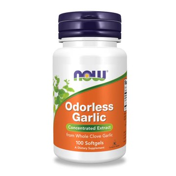 【NOW】無味大蒜精華膠囊1瓶 (100顆/瓶)