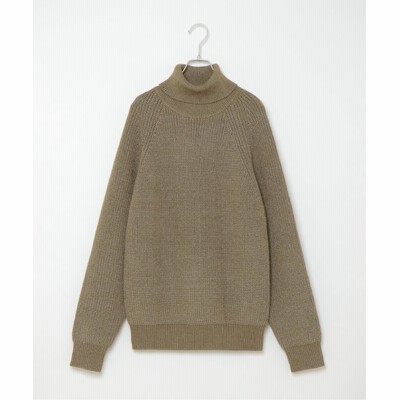 イッカ 抗菌アゼタートルネックニット メンズ オリーブ S Ikka 通販 Lineポイント最大get Lineショッピング