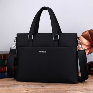 保羅男包商務手提包牛津紡公文包韓版男士包包帆布休閑手拎包背包