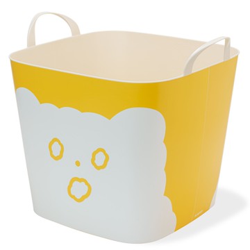 日本stacksto - 日本 Stacksto X AIUEO 聯名收納籃-(Kuma) (33.5*33.5*34.6cm)