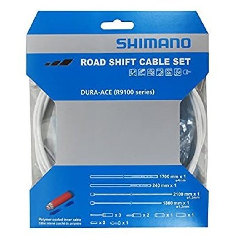 市場 SHIMANO シマノ ROAD ポリマーコーティングシフトケーブルセット