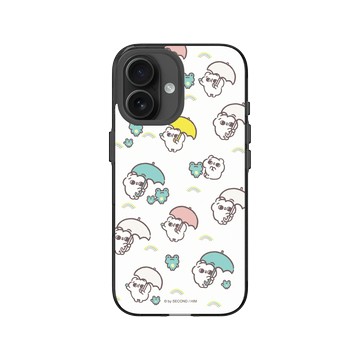 iPhone 16 Clear (相機按鈕) 酷墨灰 - 爽爽貓 Song Song Meow by SECOND - 讓我幫你撐傘