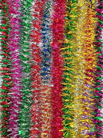 [老食說]雙色金蔥龍柱(100尺)