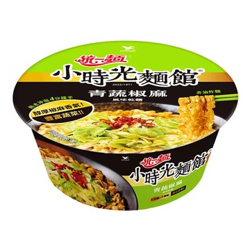 【統一麵】小時光麵館-青蔬椒麻風味乾麵碗107g