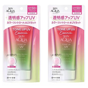 [COSCO代購6] D142696 曼秀雷敦 水潤肌柔光透亮飾底防曬凝露 SPF50+ PA++++ 80公克 X 2入 玫瑰粉